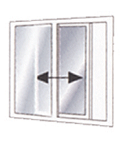 Puerta doble de PVC