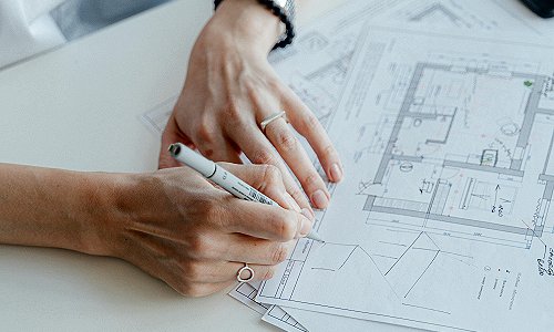 Plano de muebles de cocina a medida