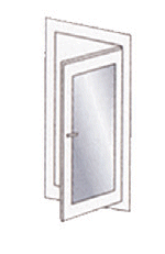 Puerta simple de PVC