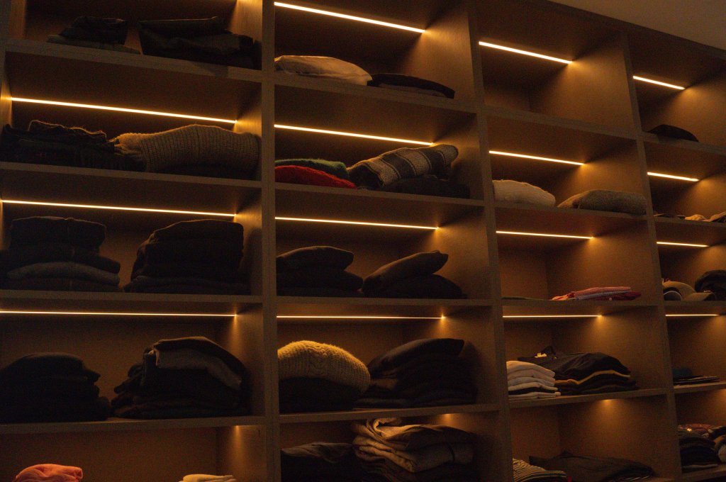 Vestidor con madera